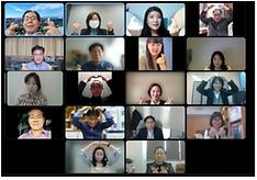 대륙별 한글학교협의회 대표들과 '찾동' 화상간담회 장면